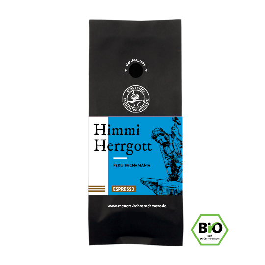 Bohnenschmiede Kaffee Himmi Herrgott - Peru PachaMama Bio 500g