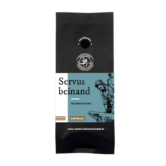 Bohnenschmiede Kaffee Servus Beinand - Hausmischung 1000 g