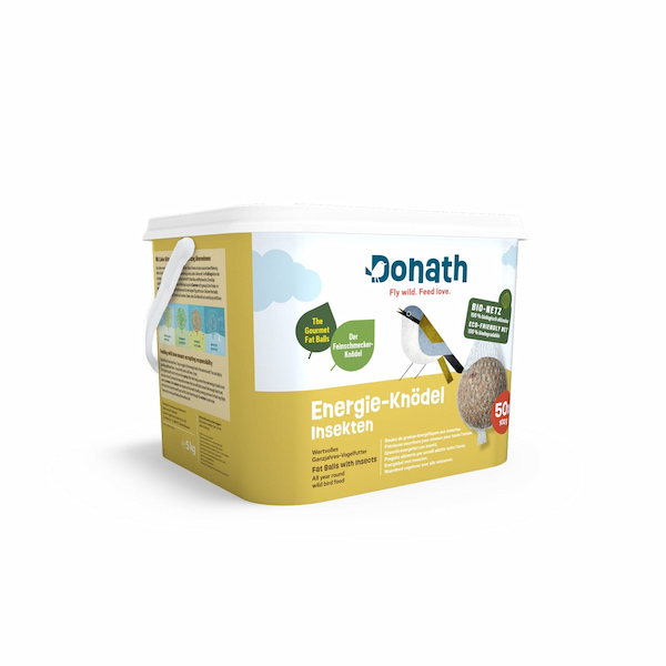 Donath Energie-Knödel im Bio-Netz Insekten 5kg Eimer