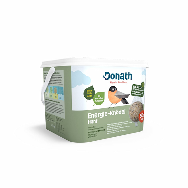 Donath Energie-Knödel im Bio-Netz Hanf 5kg Eimer