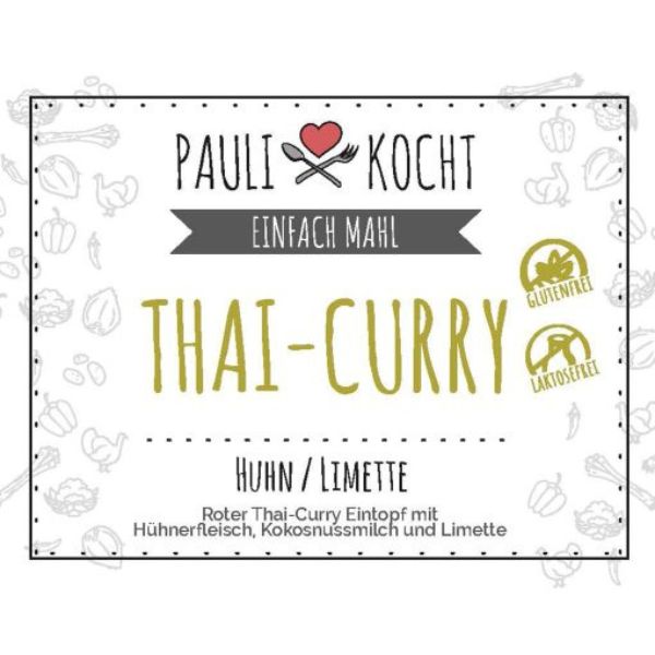 Thai Curry Huhn / Limette im Glas 500g