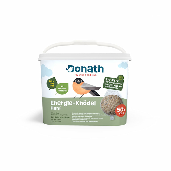 Donath Energie-Knödel im Bio-Netz Hanf 5kg Eimer